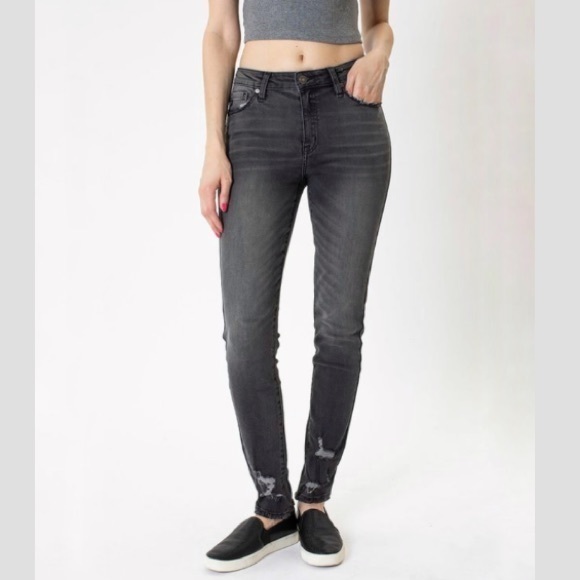 Women's Gray Jeans - Picture 1 of 9